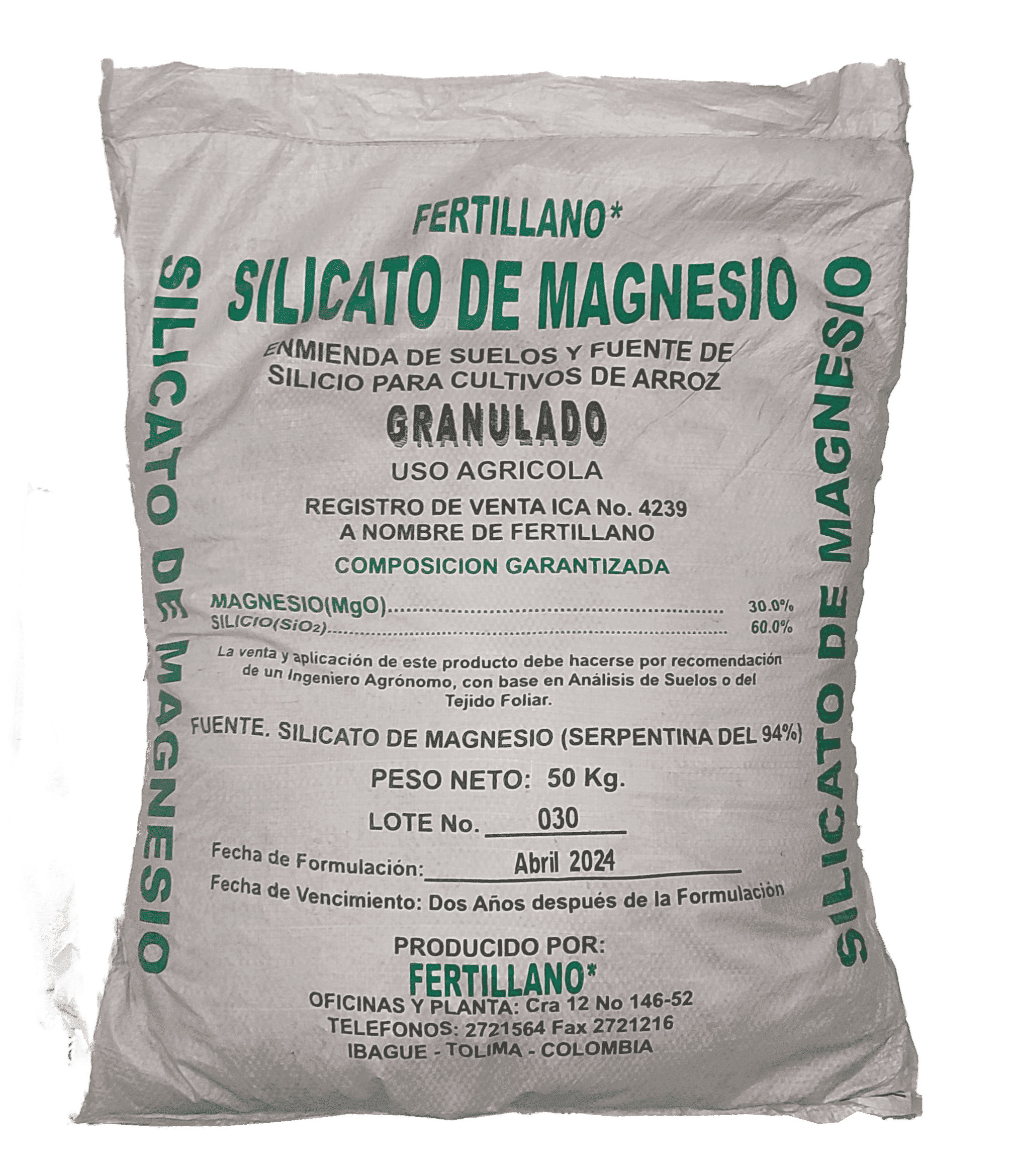 Imagen de SILICATO DE MAGNESIO