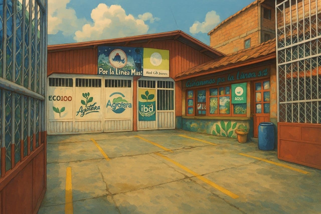 Imagen ilustrativa: El equipo de Agrobiológicos del Quindío cobra vida en el mágico estilo Ghibli
